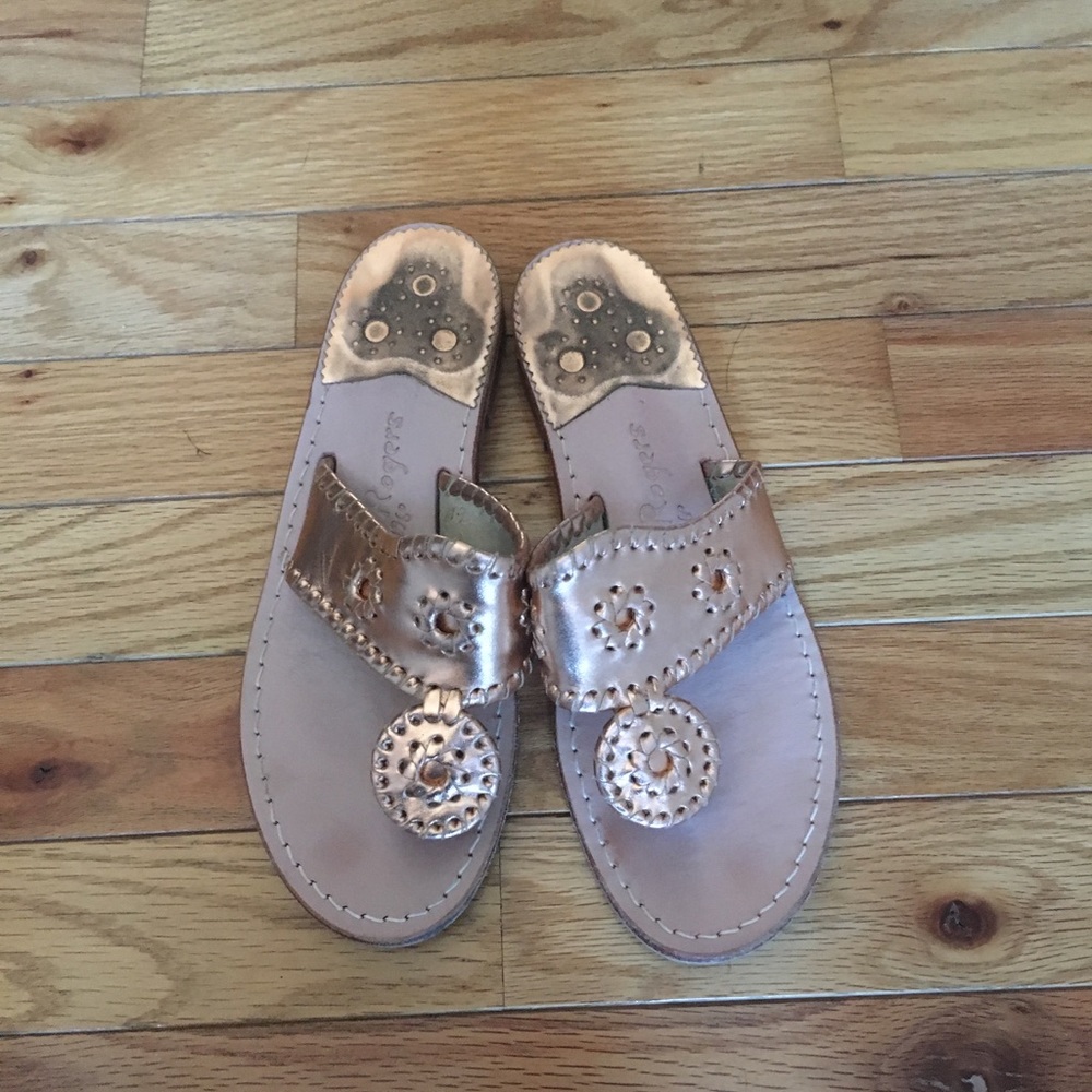 Rose Gold Jack Rodgers Sz 6